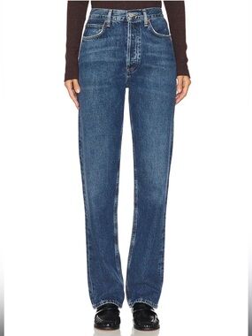 AGOLDE 90s Pinch Waist High Rise Straight Jeans in Control 27